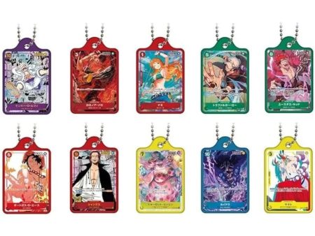 BANDAI ONE PIECE Card Game Metal Charm set of 10 types Capsule Toy JAPAN For Cheap