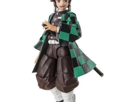 BANDAI S.H.Figuarts Demon Slayer Kimetsu no Yaiba Tanjiro Kamado Action Figure Online now