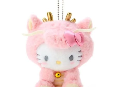 Sanrio Hello Kitty Zodiac auspiciousness Dragon Mascot Plush Key Chain JAPAN Hot on Sale