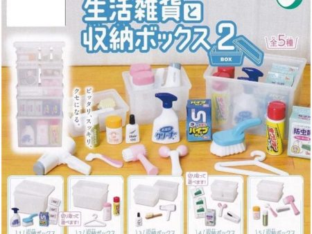 Household goods storage box 2 Set of 5 types Figure Capsule Toy JAPAN OFFICIAL For Cheap