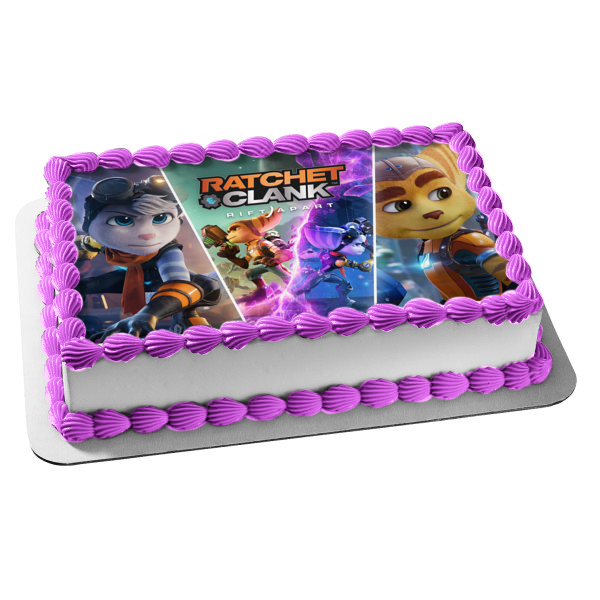 Ratchet & Clank: Rift Apart  Rivet Edible Cake Topper Image ABPID55420 Discount