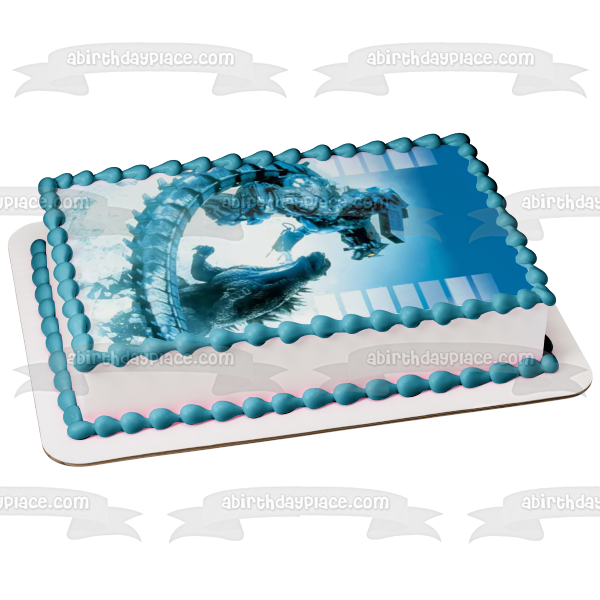 Godzilla Vs. Mechagodzilla Edible Cake Topper Image ABPID55523 Fashion