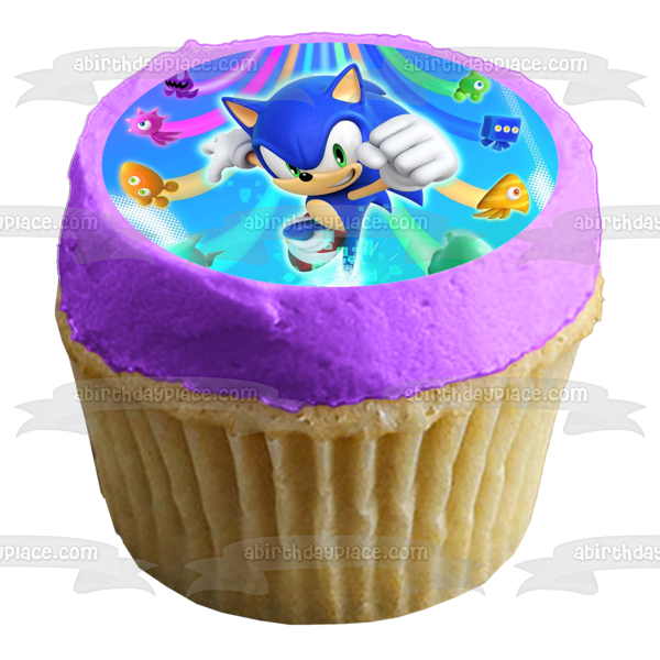 Sonic Colors Wisps Edible Cake Topper Image ABPID55536 Discount