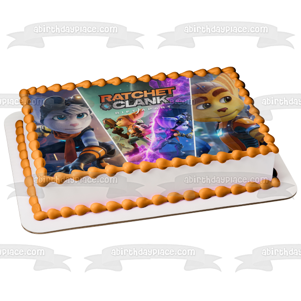 Ratchet & Clank: Rift Apart  Rivet Edible Cake Topper Image ABPID55420 Discount