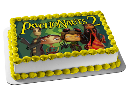 Psychonauts 2 Razputin Aquato Sasha Nein Edible Cake Topper Image ABPID55411 Discount