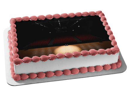 Theatre Stage with Spotlight Edible Cake Topper Image ABPID55509 Online Hot Sale