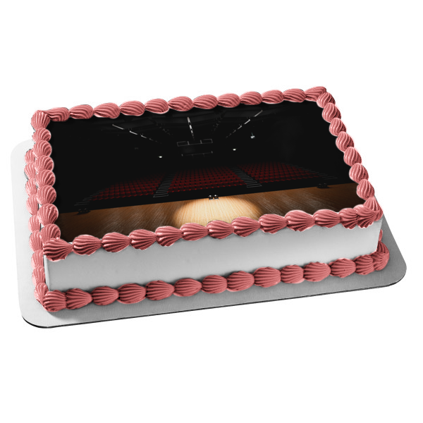 Theatre Stage with Spotlight Edible Cake Topper Image ABPID55509 Online Hot Sale