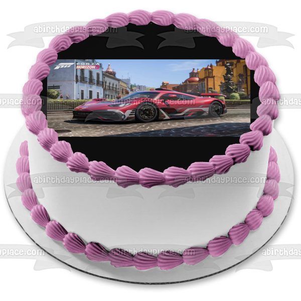 Forza Horizon 5 Race Car Edible Cake Topper Image ABPID55415 Fashion