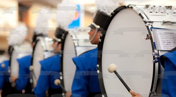 Marching Band Drum Line Edible Cake Topper Image ABPID55500 Fashion