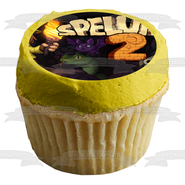 Spelunky 2 Tina Flan Edible Cake Topper Image ABPID55453 Online Sale