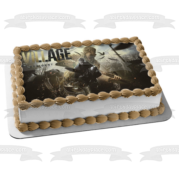 Village Resident Evil Ethan Winters Edible Cake Topper Image ABPID55417 Online now