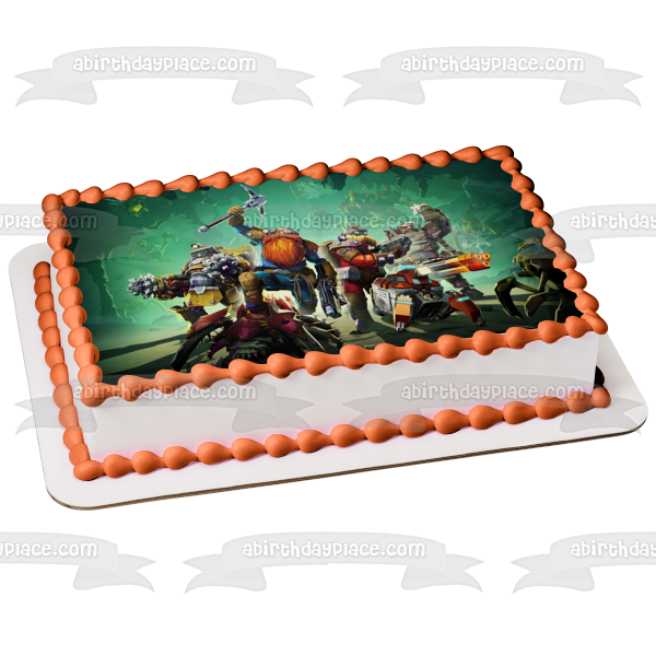 Deep Rock Galactic the Driller the Engineer the Gunner the Scout Edible Cake Topper Image ABPID55451 Cheap