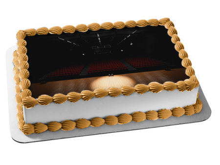 Theatre Stage with Spotlight Edible Cake Topper Image ABPID55503 Hot on Sale