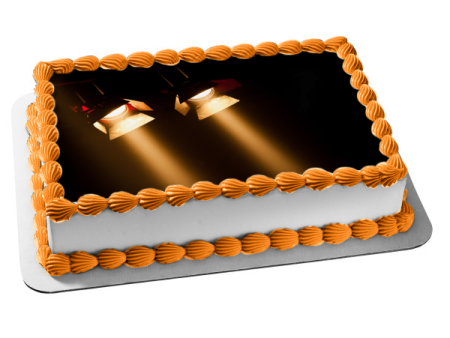 Theatre Stage Spotlight Edible Cake Topper Image ABPID55497 Online Sale