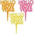 Hello New Year Vertical Layon Discount