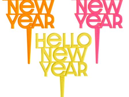 Hello New Year Vertical Layon Discount