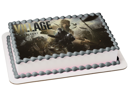 Village Resident Evil Ethan Winters Edible Cake Topper Image ABPID55417 Online now