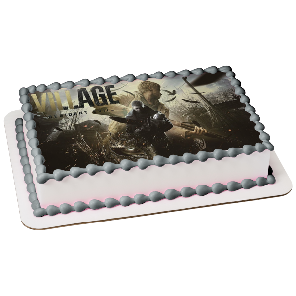 Village Resident Evil Ethan Winters Edible Cake Topper Image ABPID55417 Online now