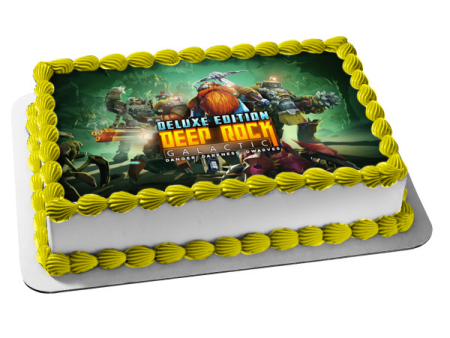 Deep Rock Galactic the Engineer the Gunner the Scout the Driller Edible Cake Topper Image ABPID55452 Supply