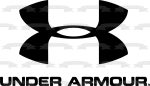 Under Armour Black Logo Edible Cake Topper Image ABPID11389 Hot on Sale