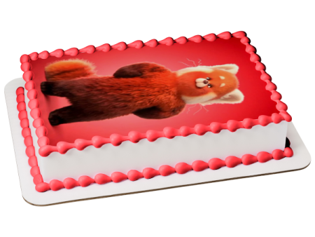 Turning Red Mei Lee As a Giant Red Panda Edible Cake Topper Image ABPID55807 Online Sale