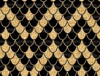 Gold and Black Scales Pattern Edible Cake Topper Image or Strips ABPID55560 Online