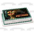 Metroid Samus Aran Edible Cake Topper Image ABPID55410 For Cheap