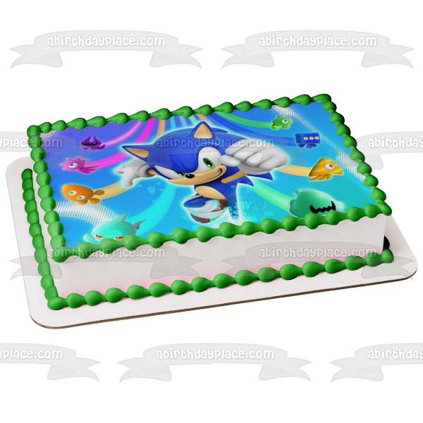 Sonic Colors Wisps Edible Cake Topper Image ABPID55536 Discount