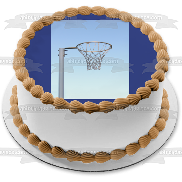 Net Ball Hoop Edible Cake Topper Image ABPID55501 on Sale