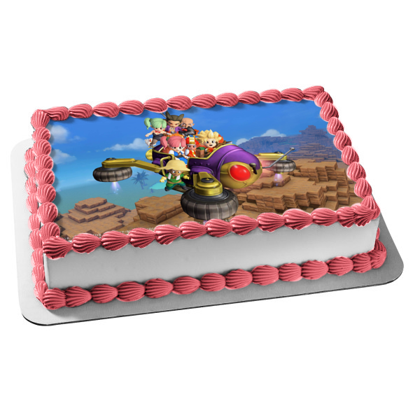 Dragon Quest Builders 2 Brainy Badboon Madusa Atlas Hargon Edible Cake Topper Image ABPID55443 Online Hot Sale