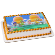 Super Mario 3D World Luigi Princess Peach Toad Edible Cake Topper Image ABPID55428 Sale