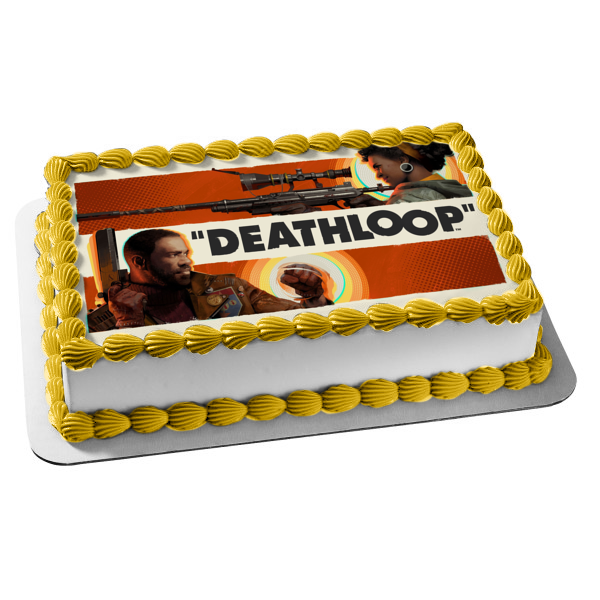 Deathloop Colt Vahn Juliana Blake Edible Cake Topper Image ABPID55409 For Sale