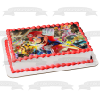 Mario Kart 8 Bowser Princess Peach Edible Cake Topper Image ABPID55445 Sale