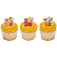 Flowers & Feathers Cupcake Rings Online