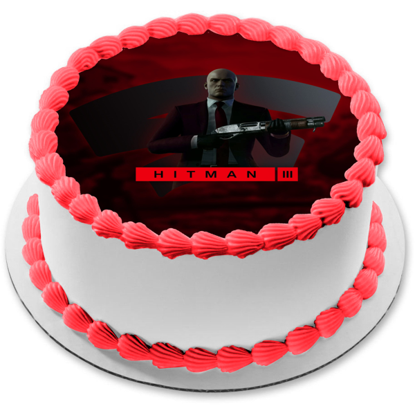 Hitman III Agent 47 Edible Cake Topper Image ABPID55413 Online Hot Sale