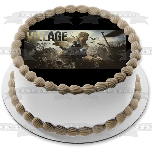 Village Resident Evil Ethan Winters Edible Cake Topper Image ABPID55417 Online now