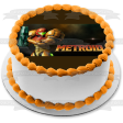 Metroid Samus Aran Edible Cake Topper Image ABPID55410 For Cheap