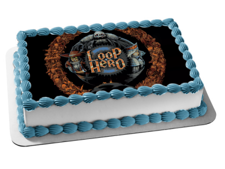 Loop Hero Game Logo Edible Cake Topper Image ABPID55435 Online now