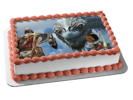 God of War  Hraezlyr Kratos Atreus Edible Cake Topper Image ABPID55458 on Sale