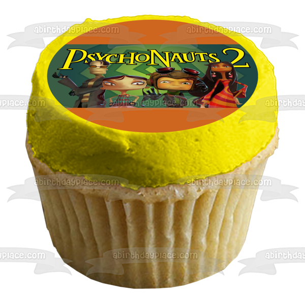 Psychonauts 2 Razputin Aquato Sasha Nein Edible Cake Topper Image ABPID55411 Discount