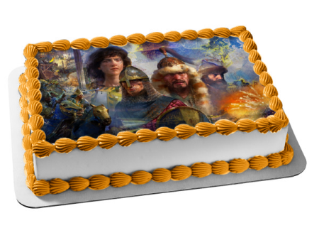 Age of Empires IV Assorted Characters Edible Cake Topper Image ABPID55437 Discount