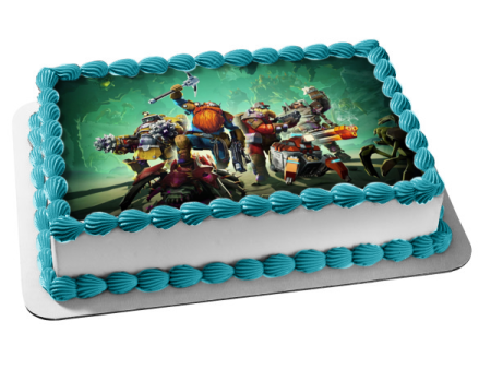 Deep Rock Galactic the Driller the Engineer the Gunner the Scout Edible Cake Topper Image ABPID55451 Cheap