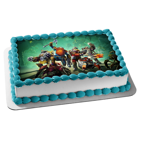 Deep Rock Galactic the Driller the Engineer the Gunner the Scout Edible Cake Topper Image ABPID55451 Cheap