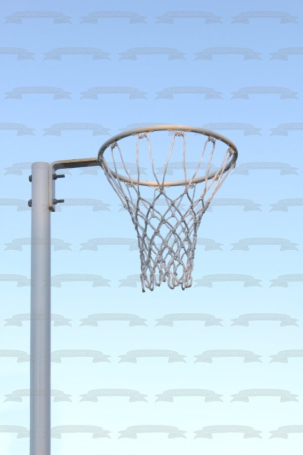 Net Ball Hoop Edible Cake Topper Image ABPID55501 on Sale