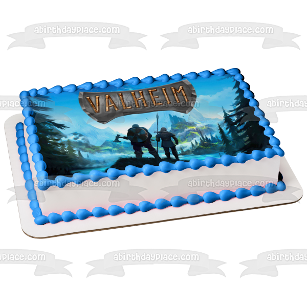 Valheim Odin Edible Cake Topper Image ABPID55438 For Sale