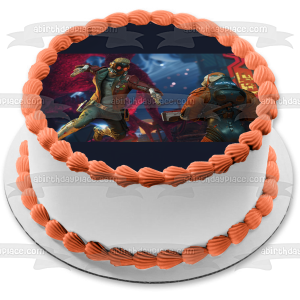 Marvel s Guardians of the Galaxy Edible Cake Topper Image ABPID55425 Online