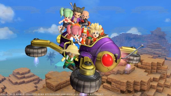 Dragon Quest Builders 2 Brainy Badboon Madusa Atlas Hargon Edible Cake Topper Image ABPID55443 Online Hot Sale