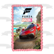 Forza Horizon 5 Red Race Car Edible Cake Topper Image ABPID55416 Fashion