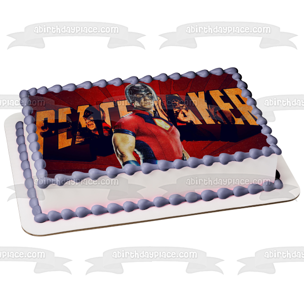 DC Comics Peacemaker Edible Cake Topper Image ABPID55568 Sale