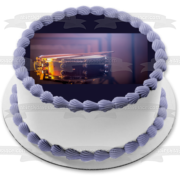 Marching Band Snare Drum Edible Cake Topper Image ABPID55498 Online